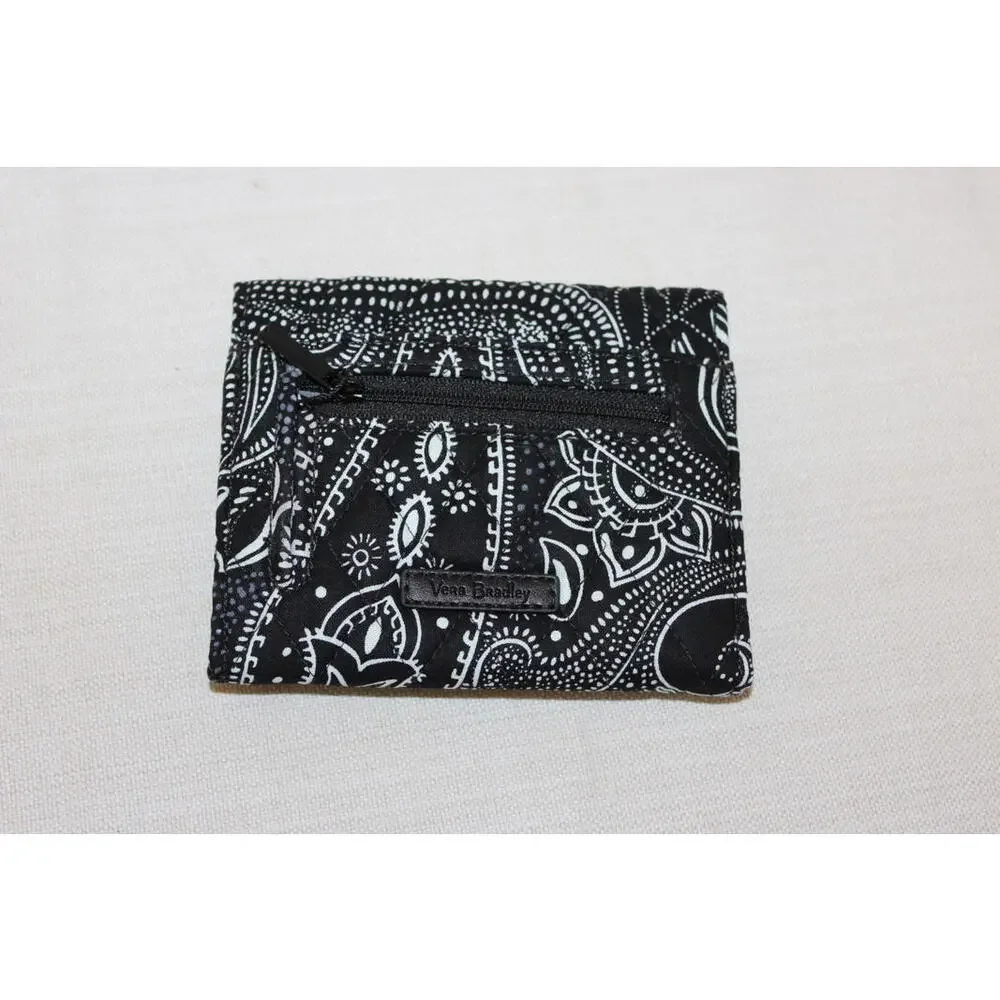NEW Vera Bradley Stellar Paisley RFID Mini Tri-Fold Wallet - Picture 3 of 3